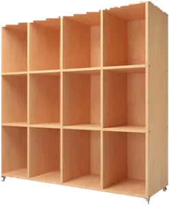 12 Hole Cubby Shelf