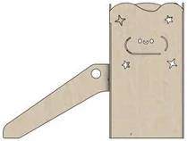 Right side elevation of the structure on spec sheet page 7, as drawn in the PPT EDU SUPPLIES book.