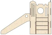 Right side elevation of the structure on spec sheet page 9, as drawn in the PPT EDU SUPPLIES book.