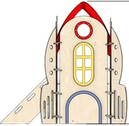Back elevation of the structure on spec sheet page 10, as drawn in the PPT EDU SUPPLIES book.