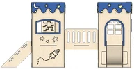 Front elevation of the structure on spec sheet page 13, as drawn in the PPT EDU SUPPLIES book.