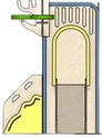 Right side elevation of the structure on spec sheet page 15, as drawn in the PPT EDU SUPPLIES book.