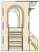 Left side elevation of the structure on spec sheet page 16, as drawn in the PPT EDU SUPPLIES book.