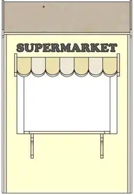 Right side elevation of the structure on spec sheet page 24, as drawn in the PPT EDU SUPPLIES book.