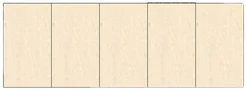 Back elevation of the structure on spec sheet page 27, as drawn in the PPT EDU SUPPLIES book.