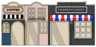 Front elevation of the structure on spec sheet page 28, as drawn in the PPT EDU SUPPLIES book.
