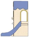 Right side elevation of the structure on spec sheet page 30, as drawn in the PPT EDU SUPPLIES book.
